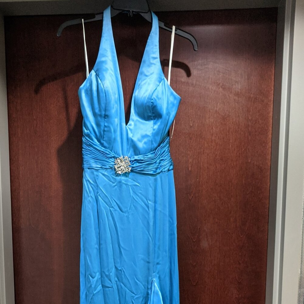 Precious Formals P10212 Ocean Size 10 Prom Dress